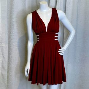 Express brand burgundy dress